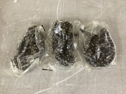 Lot of (60) 14" Chainsaw Chains