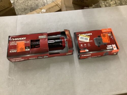 Husky Smart Watering Timer for Irrigation and Sprinklers Powered by Hubspace & 4500 sq. ft. Turbo Oscillating Sprinkler