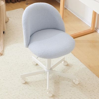 VINGLI Comfy Small Office Candy Chair with Wheels