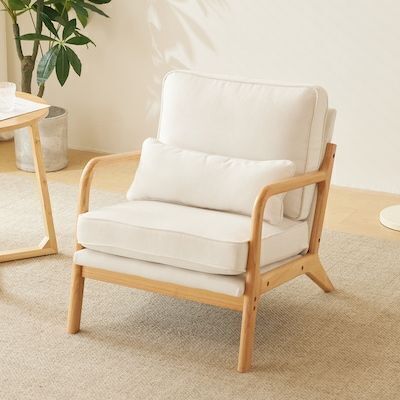 VINGLI Mid Century Modern Accent Chair