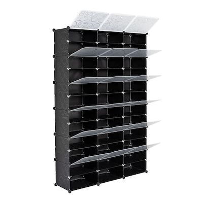 72 Pair Stackable Shoe Storage Cabinet