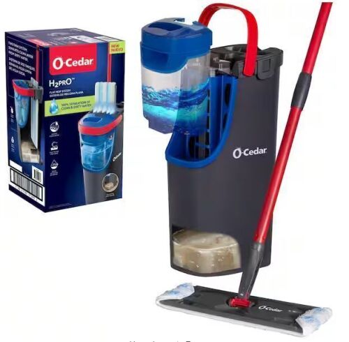 O-Cedar H2prO Microfiber Flat Mop System