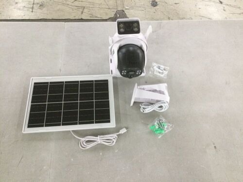 Solar Powered Dual View PTZ Linkage Camera