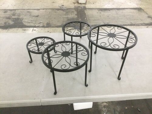Lot of (4) Plant Stands
