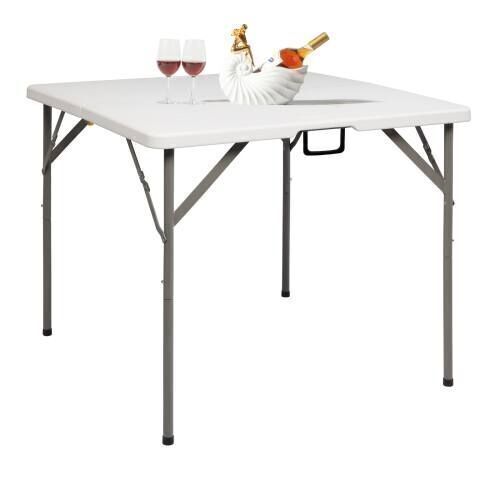 34" Square Folding Table