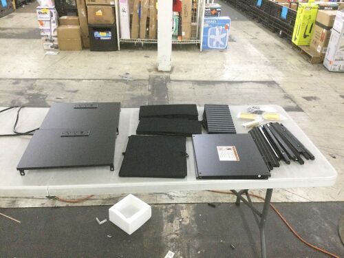 Black Nighstands with Charging Station - Unknown if Complete