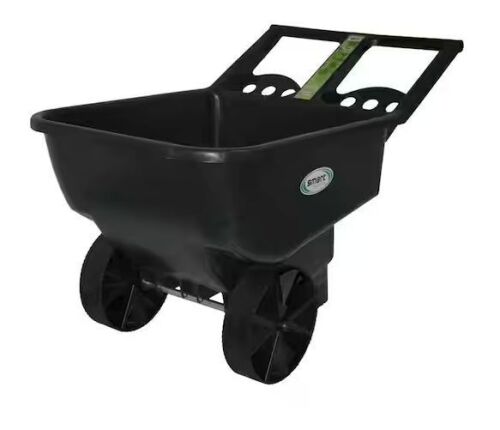 Smart Garden 5.5 cu. ft. Heaped Poly Smart Plastic Garden Cart