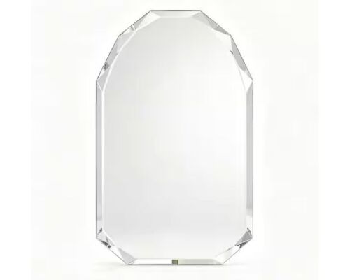 Modern 20 in. W x 28 in. H Arched Frameless Wall Vanity Mirror