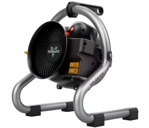 Vornado Velocity HD 1500 Watts Green Indoor Electric Fan Space Heater with Heavy Duty Construction