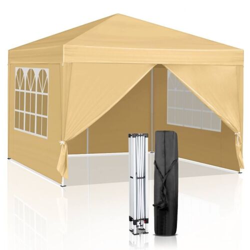 10x10 Pop Up Canopy Tent with 4 Sidewalls
