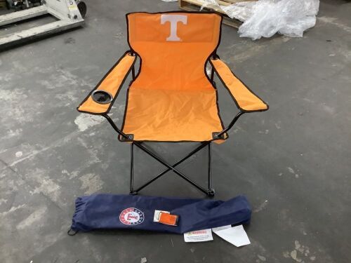 Tennessee Volunteers Quad Chair with Texas Rangers Bag