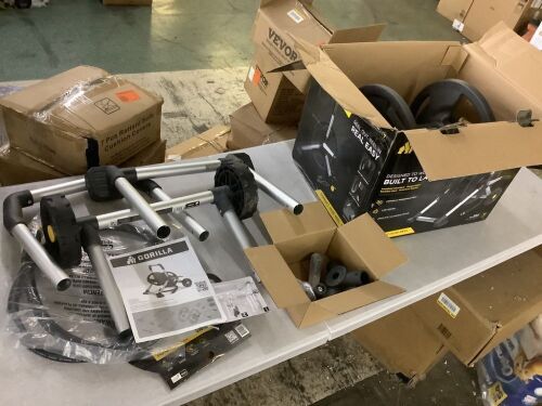 Gorilla 175 ft. Aluminum Zero Rust Mobile Hose Reel - Appears Complete