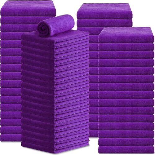 72 Pack Microfiber Bleach Proof Towels for Salon