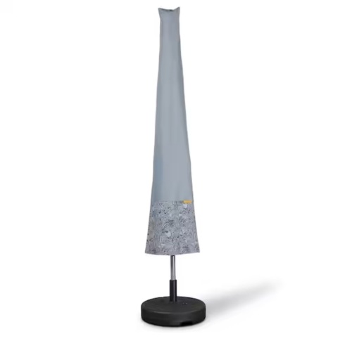 Vera Bradley 11 ft. Market Umbrella Canopy Cover in Gray
