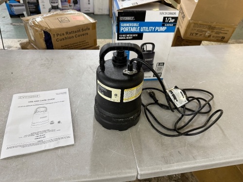 Everbilt 1/3 HP Submersible Aluminum Utility Pump