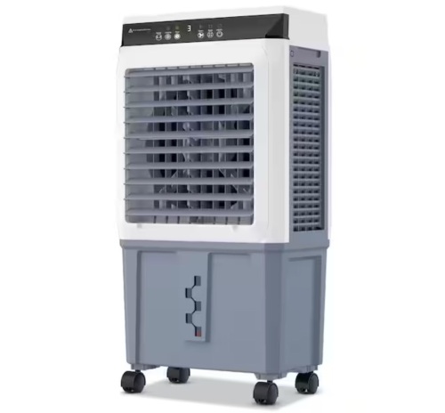 Lifeplus 3300 CFM 3 Speed Portable Evaporative Air Cooler Fan Humidifier Indoor/Outdoor up to 1800 Sq. Ft., White