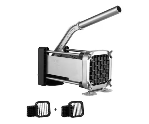 Vevor French Fry Cutter, Potato Slicer with 1/2-In. and 3/8-In. Stainless Steel Blades