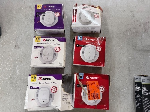 Lot of Smoke and Carbon Monoxide Alarms
