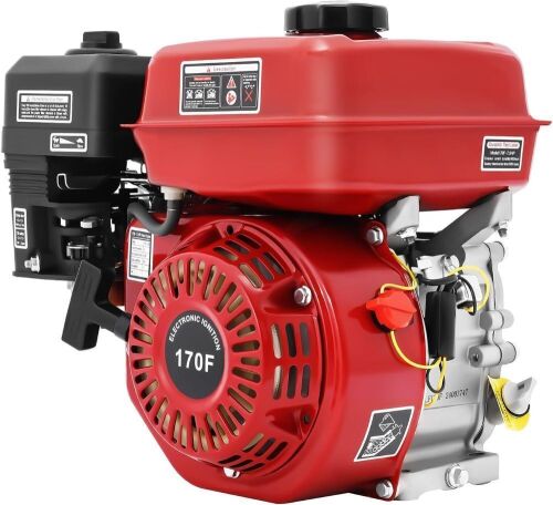 7.5HP 212cc Gas Engine Motor Horizontal Shaft, 4 Stroke