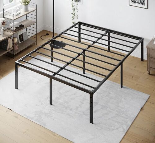 16 Inch Queen Metal Platform Bed Frame