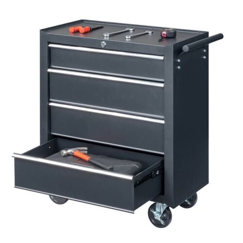 4-Drawer Rolling Tool Chest Tool Storage Cabinet