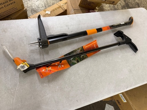 Fiskars Deluxe Stand-Up Weeder, and Fiskars Grass Trimmer