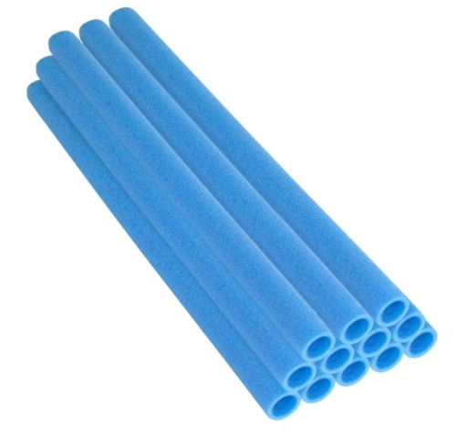 Machrus Upper Bounce 44 in. Blue Trampoline Pole Foam Sleeves Fits for 1.75 in. Dia Pole (Set of 12)
