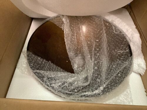 Vessel Round Modern Brown Bathroom Sink