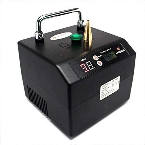 Lagenda Balloon Inflator B231 Portable Electric Balloon Pump Professional Automatic Modeling Balloon Inflator Electric Balloon Blower Pump with Timer Battery for Party Events Decoration