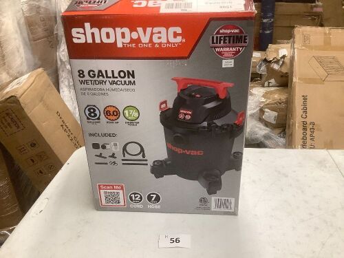 Shop-Vac® 8 Gallon Wet/Dry Vacuum, 6.0 Peak HP