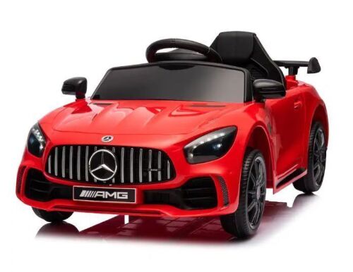 12V Ride on Car, Licensed Mercedes Benz AMG GTR Battery Powered Electric Vehicle, w/Parent Remote, Wider Seat, LED Light