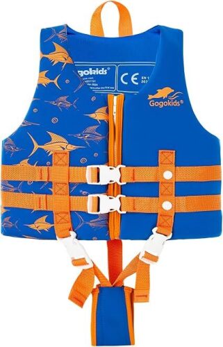 Gogokids Toddler Swim Vest, Kids Floaties 2-8 Years, 22-60 lbs
