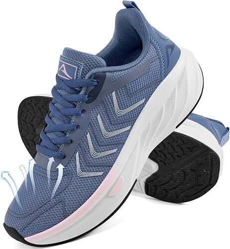 HARENCE Womens Sneakers Tennis Shoes: Comfortable Breathable Non Slip Casual Athletic Walking Shoes for Gym Workout
