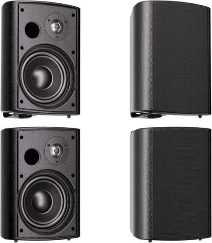 Herdio Passive Outdoor Speakers Wired Waterproof | 4" 5.25" 6.5" 200W-800W Wall Mount Patio Speakers