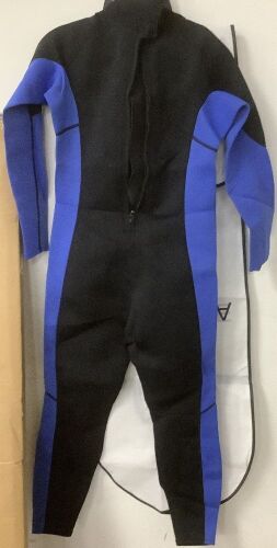 Hevto Kids Wetsuit, Back Zip for Boys Girls Toddler Youth, Blue