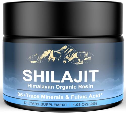 Set of 3 Himalayan Shilajit Organic Shilajit Resin, High Potency Shilajit for Men and Women, 600mg Pure Natural Resin with 85+ Trace Minerals and Fulvic Acid, Energy, Strength, Immune Support, 30 Grams