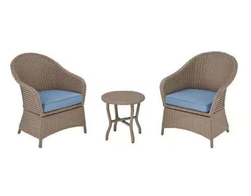 StyleWell Mayberry 3-Piece Metal Outdoor Bistro Set - No Cushions