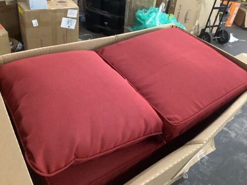 Lot of (4) Deep Seat Patio Cushion Sets