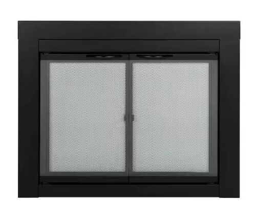 Pleasant Hearth Alpine Medium Glass Fireplace Doors