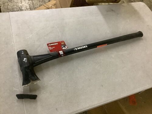 Husky 8 lbs. Splitting Maul Guarded with 36 in. Fiberglass Handle