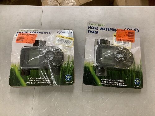 Lot of (2) Orbit Hose Watering Timers