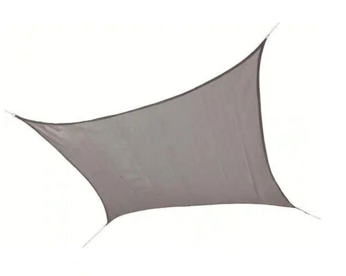 Vigoro 12 ft. x 12 ft. Stone Gray Square Shade Sail