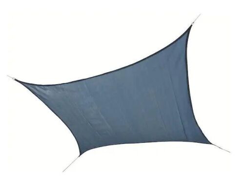 Vigoro 12 ft. x 12 ft. Blue Square Shade Sail