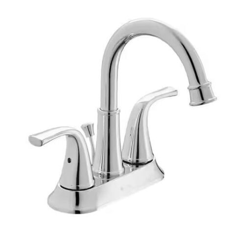 Glacier Bay Bettine 4 in. Centerset 2-Handle High-Arc Bathroom Faucet in Chrome