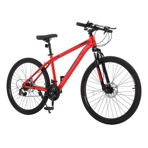 27.5" Mountain Bike 21 Speed, High Carbon Steel Frame, All-Terrain Tires