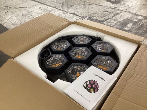 7 Head Hexagonal LED Stage Light