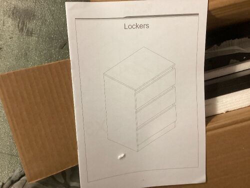 3 Drawer Storage Unit