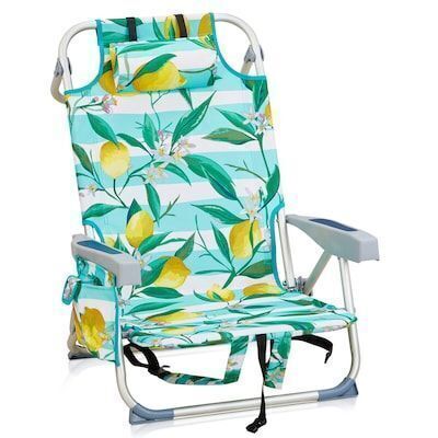 VINGLI 32H Portable Aluminum Backpack Beach Chair