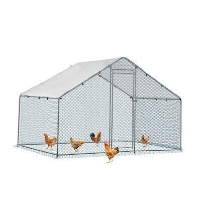 VINGLI 6.5FT x 6.5FT Chicken Coop with Waterproof and Anti-UV Cover