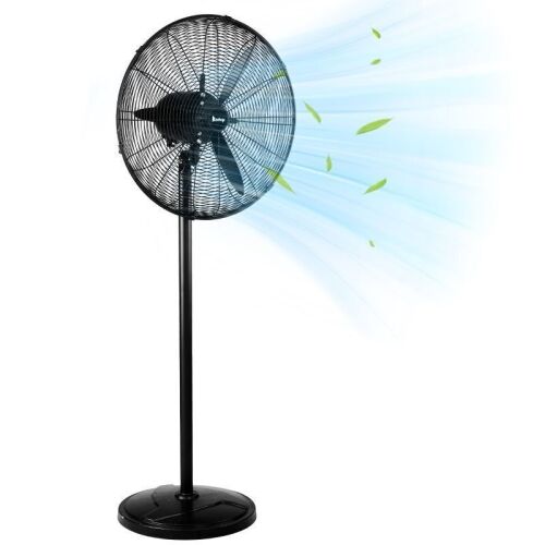 20" High Velocity Industrial Pedestal Fan, 2954CFM Oscillating Fan with 4-Speed Adjustable